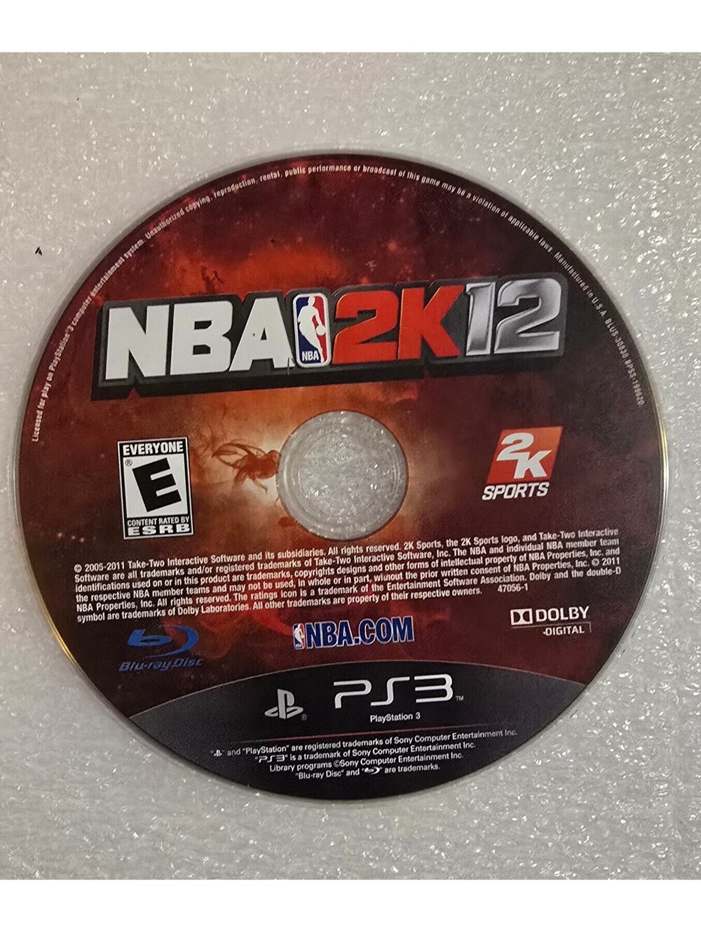 PS3 2K NBA2K12 PlayStation 3 E-Everyone